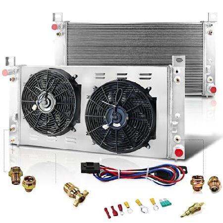OzCoolingParts 4列アルミニウム CU2334 ラジエーター 1999-2014 シボ...