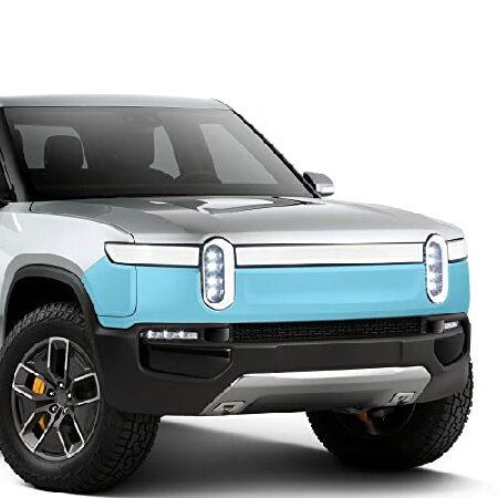 TWRAPS フロントバンパー クリア保護フィルム (PPF) Rivian R1T / R1S 1...
