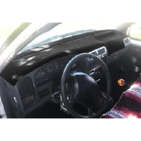 ダッシュカバーマット カスタムフィット 1994-1997 日産 ハードボディ D21 ピックアップ...