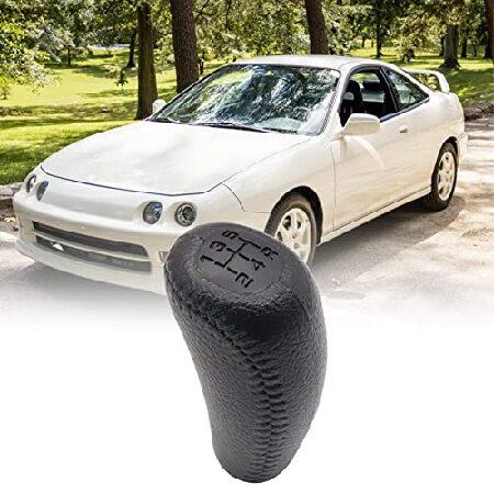 XQSMWF 5速レザーギアシフトノブ ホンダ アキュラ インテグラ 1994 1995 1996 ...