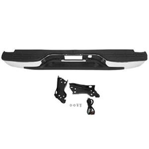 FINDAUTO クローム リアステップバンパー バックバンパー シボレーシルバラード1500 GMCシエラ1500 2007 シボレーシルバラード1500 Classic用 GMCシ 並行輸入品｜import-express-net