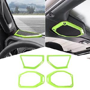 RT-TCZ A Pillar Speaker Trim Cover ＆ Roof Speaker Audio Trim Cover Ring Kit Decoration Interior Accessories for Jeep Wrangler JL JLU ＆ Gl 並行輸入品｜import-express-net