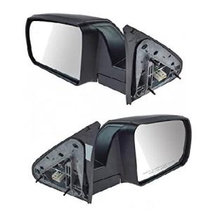 Mirror Power Heated Smooth Black Paint To Match Pair Set of 2 for Toyota Tundra 並行輸入品｜import-express-net