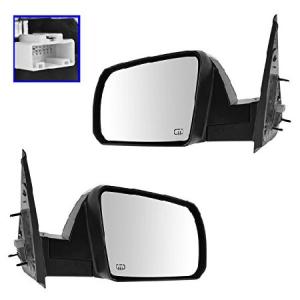 Mirror Power Heated Chrome Cap LH Left ＆ RH Right Pair for 14-15 Toyota Tundra 並行輸入品｜import-express-net