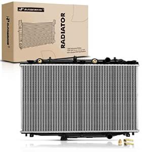 A-Premium エンジンクーラント ラジエーターアセンブリ トランスミッションオイルクーラー付き ホンダ アコード 2003 2004 2005 2006 2007 オートマ 並行輸入品｜import-express-net