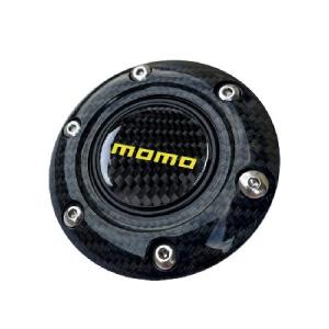 JDM MOMO ステアリングホイールセンターキャップ アルミニウムカーボンファイバーホーンボタン 6穴 並行輸入品｜import-express-net