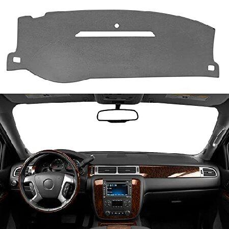 SPEEDWOW ダッシュボード カスタムカバーマット カーペット 2007-2014 シボレー シ...