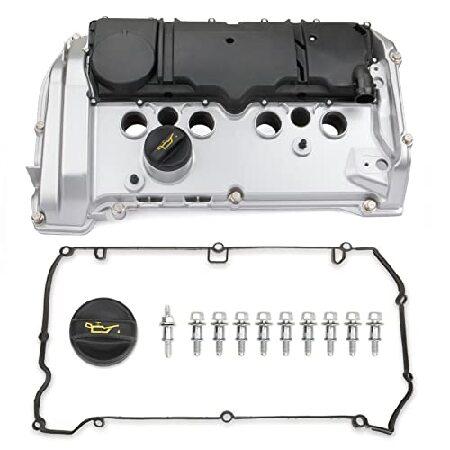 MILIPARTS アルミバルブカバー ガスケットとボルト付き 2011-2016 Gen2と互換性...
