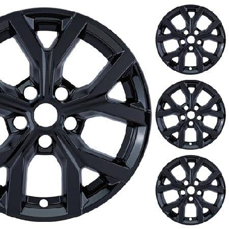 PACRIM 18&quot; Gloss Black Wheel Skin Set for Made for...