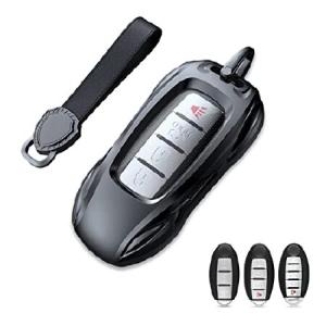 JanneChou Zinc Alloy Metal Smart Remote Key Fob Case Protective Shell Fit for Nissan Murano Pathfinder Titan Maxima Sylphy Lannia Livina NV 並行輸入品｜import-express-net