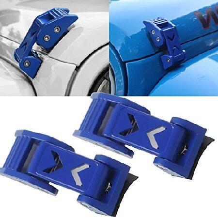 STANVEE Hood Latch Kit Compatible with Jeep Wrangl...