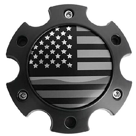 KitsPro ホイールセンターキャップ XD WheelPros KMC リム 1079L145-...