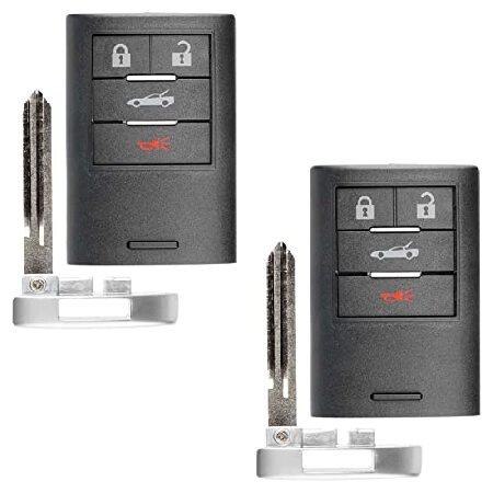 2X リモートキーフォブコントロール 4btn シボレー コルベット (M3N5WY7777A) 輸...
