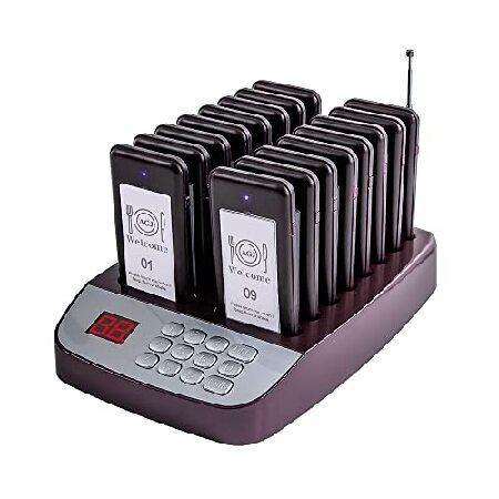 AGJ Restaurant Pager System 16 Pagers Beeper Buzze...