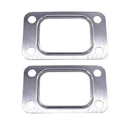 2 Pack T3 Turbo Turbocharger Inlet Gasket Stainles...