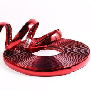 28ft Car Exterior Interior Trim Molding Chrome Red Automotive Truck RV Bumper Window Door Side Body Decorative Strip Scratch-Proof (Self Ad 並行輸入品｜import-express-net