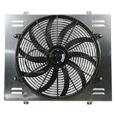 KUUHLERSAT アルミニウム ラジエーターシュラウド 電動ファン リアルキット 1967-19...