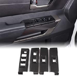 Aunginsy Car Door Window Glass Lift Button Panel Trim Cover Compatible with Toyota Tundra/Sequoia 2022-2023 Car Front and Rear Doors Armres 並行輸入品｜import-express-net