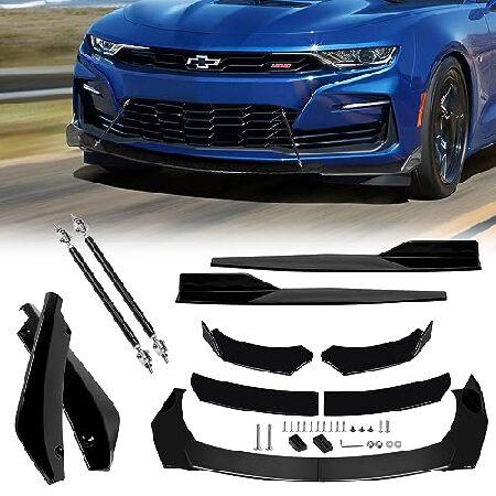 TOMICOB 4Pcs Front Bumper Lip Chin Spoiler Diffuse...