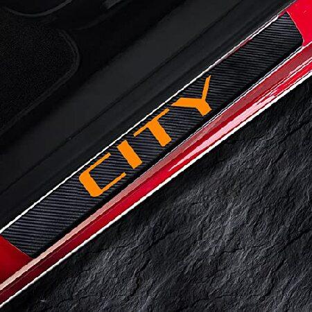 4PCS Car Door Sill Protector for Honda City,Thicke...