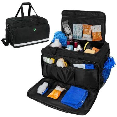 Jaffzora (ジャフゾラ) 特大 車用ディテーリングバッグ クリーニングキャディ 自動車ディテ...