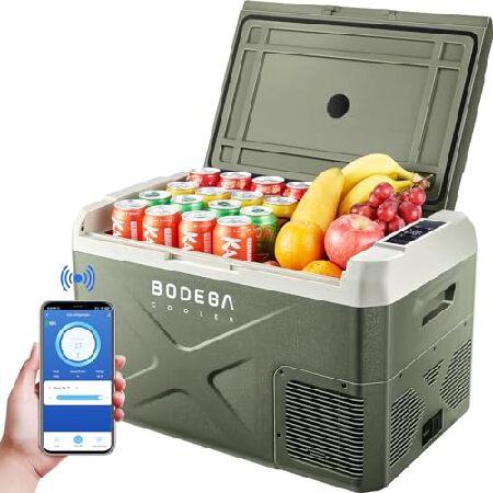 BODEGA 車載冷蔵庫 30L ポータブル冷蔵庫 -20℃〜20℃ 3WAY電源対応 AC100V...