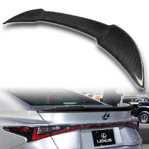 EPARTS リアルカーボンファイバー Fスタイル リアスポイラーウィング トランクリッド 拡張スポイラー 2021 2022 2023 Lexus IS300 IS350 IS500に対応 並行輸入品｜import-express-net