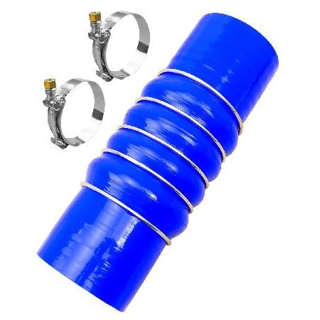 シリコンアッパーラジエーターホース Peterbilt Kenworth用 内径2.5インチ クーラ...