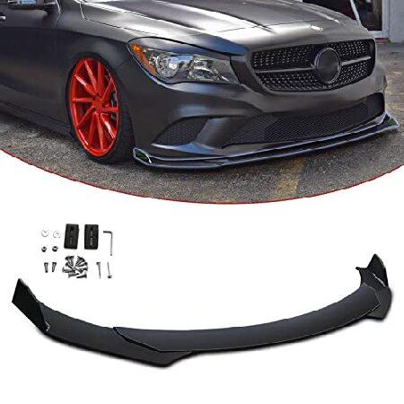 Xotic Tech フロントバンパー リップチンスポイラー スプリッター ディフューザー ガード ...