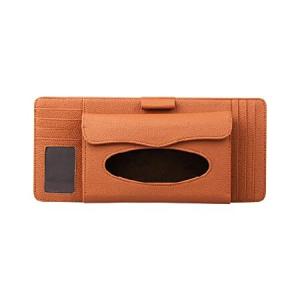 Car Sun Visor Organizer Auto Car Visor Pocket and Interior Accessories Car Truck Visor Storage Pouch Holder Car Tissue Holder Card CD Bag L 並行輸入品｜import-express-net