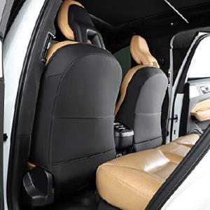 TAIKOO シートバックキックプロテクター ボルボ XC90 XC60 S90 S60 V90 V60 キックマットアクセサリー 子供用 ブラック 2枚セット (ブラック-2個) 並行輸入品｜import-express-net