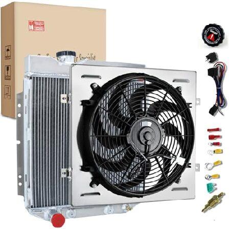 EGINCOOLER アルミラジエーター 4列 1964-1966 フォード マスタング / 196...