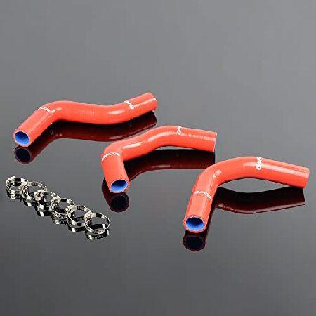 G-PLUS Silicone Radiator Hose Kit Fit Red Compatib...