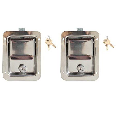 Buyers Products L38852 ステンレススチール シングルポイントロックパドルラッチ...