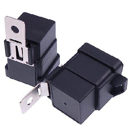 IEQFUE 磁気リレースイッチ 2個 5ピン (12V 50A) John Deere Hella...
