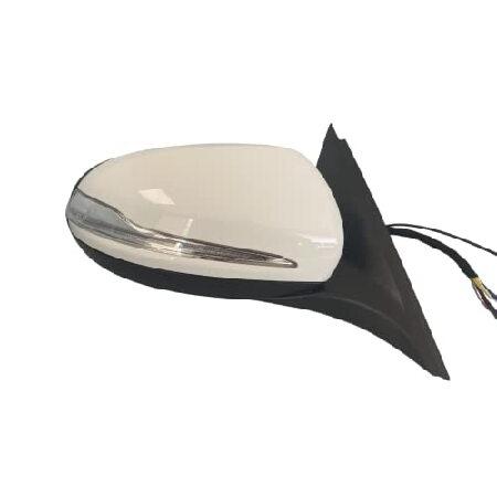 #71 8th Gear White Right Passenger Side Mirror wit...
