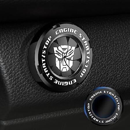 EPOCHHIKE トランスフォーマー ロータリー プッシュトゥスタートボタンカバー カーアクセサリ...