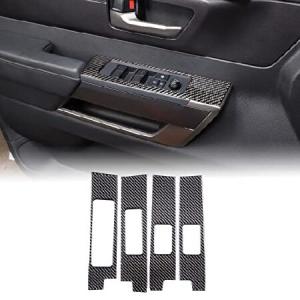 Aunginsy Car Door Window Glass Lift Button Panel Trim Sticker Compatible with Toyota Tundra/Sequoia 2022-2023 Car Front and Rear Doors Armr 並行輸入品｜import-express-net