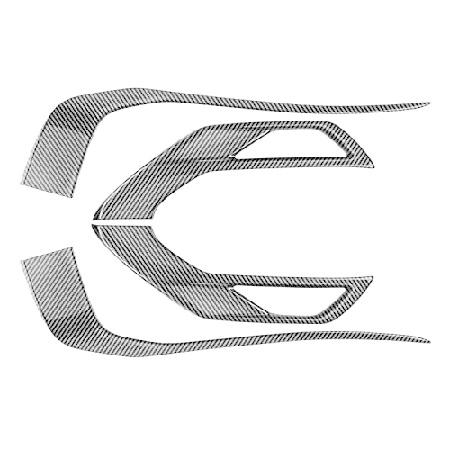 Front Bumper Grille Grill Fog Light Moldings Trims...