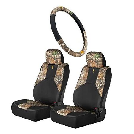 Realtree 3pc Camo Water Resistant Seat Cover Set f...