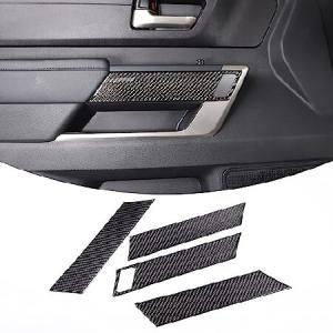 Aunginsy Car Inner Door Panel Strip Trim Sticker Compatible with Toyota Tundra/Sequoia 2022 2023 Car Front Rear Door Handle Panel Protectio 並行輸入品｜import-express-net