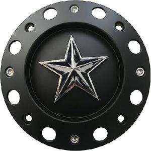 ホイールセンターキャップ KMC XDシリーズ ロックスター ホイールハブキャップ 1000775 マットブラック 1個 並行輸入品｜import-express-net