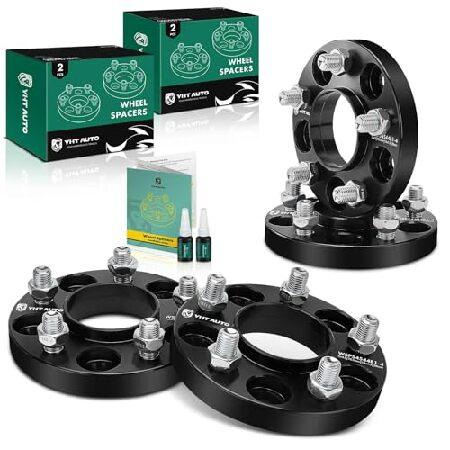 YHTAUTO 5x4.5 ハブセントリックホイールスペーサー 20mm 2015-2023 フォー...