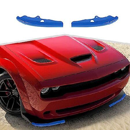 amayum フロントバンパーリップスプリッタープロテクターカバー 2015-2020 Dodge ...