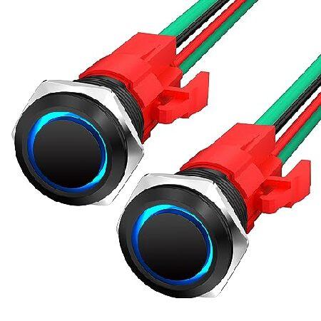 Joinfworld 12V 20 Amp Heavy Duty Latching Push But...
