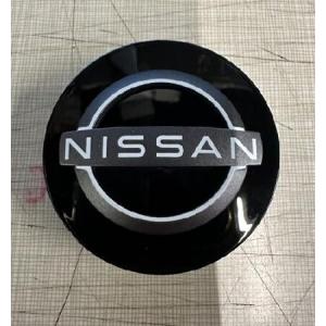 OEM 日産センターキャップ ブラック グロス ホワイト アウトライン - STDサイズ 並行輸入品｜import-express-net