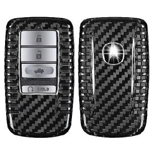 本物のカーボンファイバーアキュラキーフォブカバー Acura RDX用 T-Carbon キーフォブケース シェルプロテクター Acura MDX RLX NSX ILX TLX TLX-L C 輸入品