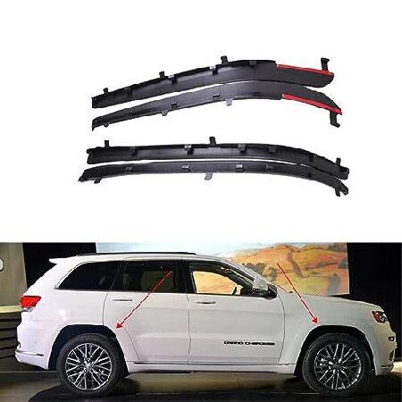 SOSEGA フェンダーホイール アイブロウ アーチフレア マッドガード 4個 ジープ グランドチェ...