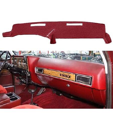 Yiz ダッシュカバーマット カスタムフィット 1973-1980 シボレー シボレーC10 C20...