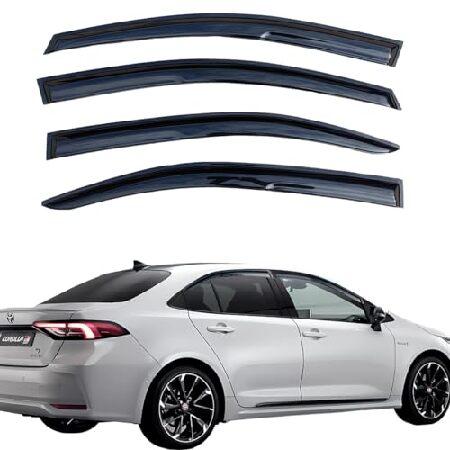 スモークウィンドウバイザー トヨタカローラセダン2020-2023対応 輸入品